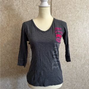 Y2K Aeropostale 3/4 sleeve logo shirt